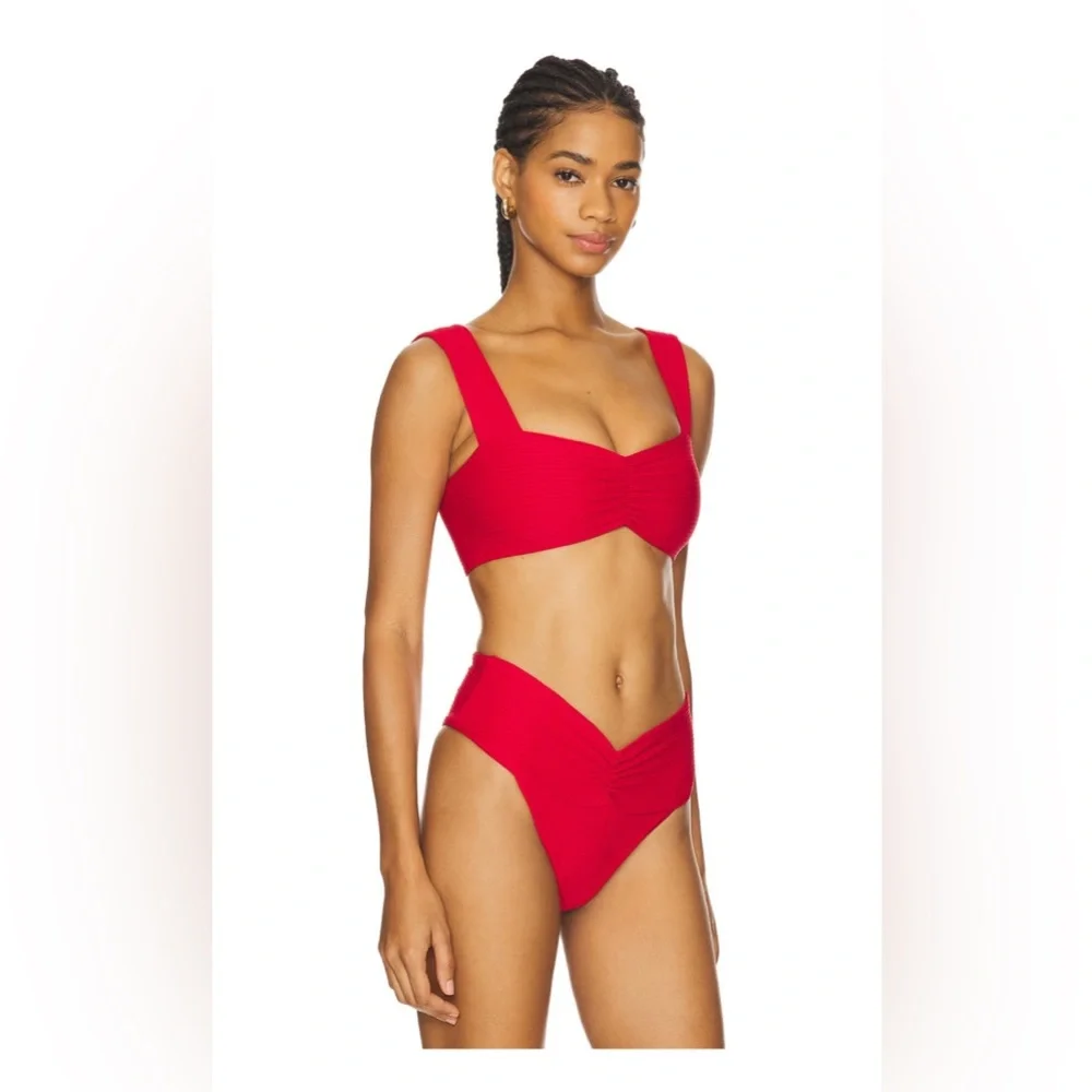 L*Space Eco Chic Repreve® Marlee Bikini Top, size Large , $110